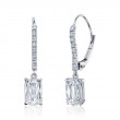 Bachendorf's Platinum Diamond Drop Earrings