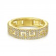 Gabriel & Co 18K Yellow Gold Stackable Ladies Diamond Ring