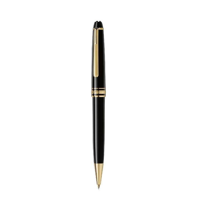 Montblanc Meisterstuck Classique Mechanical Pencil 0.7 With Black Resin/Gold-Plated