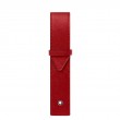Montblanc Sartotial 1-Pen Pouch, Red Full Grain Leather