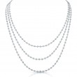 Platinum Diamonds By The Yard Necklace