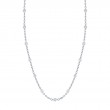 Norman Silverman 18K White Gold Rhodium Plated Diamonds By The Yard Necklace