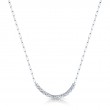 Norman Silverman 18K Yellow Gold Floating Diamond Necklace