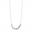 Penny Preville 18K White Gold Rhodium Plated Confetti Hinged Necklace