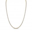 Norman Silverman 18K Yellow Gold Diamond Straight Line Necklace