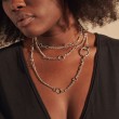 Classic Chain Hammered Sautoir Necklace
