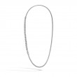 John Hardy sterling silver Chain Asli Classic Chain link necklace, 9.5mm necklace with hook clasp, 36