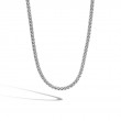 Classic Chain 18 3.5mm Woven Necklace in Silver