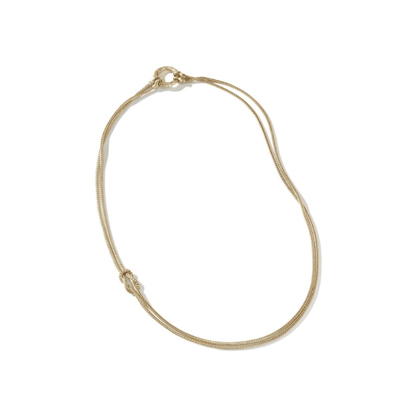14K Yellow Gold Classic Chain Manah Chain Necklace