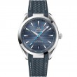 Omega Seamaster Aqua Terra 150M Co-Axial steel 41mm blue index dial on rubber strap with steel buckle