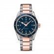 OMEGA Seamaster 300 Master Co-Axial, 41mm case, titanium-Sedna Gold case, blue dial, titanium-Sedna gold bracelet