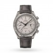 Omega Speedmaster Moonwatch Grey side of the Moon Co-Axial chronograph grey ceramic 44.25mm grey dial on leather strap with titanium deployment buckle