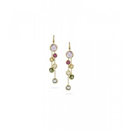 Marco Bicego 18K Yellow Gold Jaipur Color Two Strand Drop Earrings