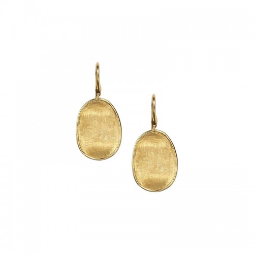 Marco Bicego 18k yellow gold Lunaria a lobo small French wire earrings