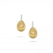 Marco Bicego Siviglia Grande Yellow Gold and Diamond French Hook Earring