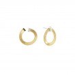 Marco Bicego Masai Yellow Gold and Diamond Small Wrap Hoops