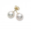 Mikimoto 18K Yellow Gold Everyday Essentials Pearl Stud Earrings