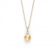 Mikimoto 18K Yellow Gold Everyday Essentials Golden South Sea Pearl Pendant Necklace