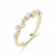 Penny Preville 18K Yellow Gold Stardust Diamond Ring
