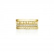 Penny Preville 18K Yellow Gold 4 Row Wide Band