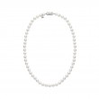 Mikimoto 18K White Gold Rhodium Plated Everyday Essentials Pearl Necklace