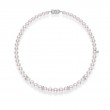 Mikimoto Akoya Cultured Pearl And Diamond Rondelle 18 Necklace