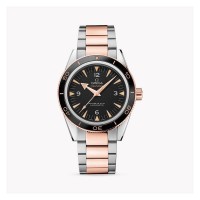 OMEGA Seamaster 300 Co-Axial 41mm steel/rose gold black dial black bezel steel/rose gold bracelet