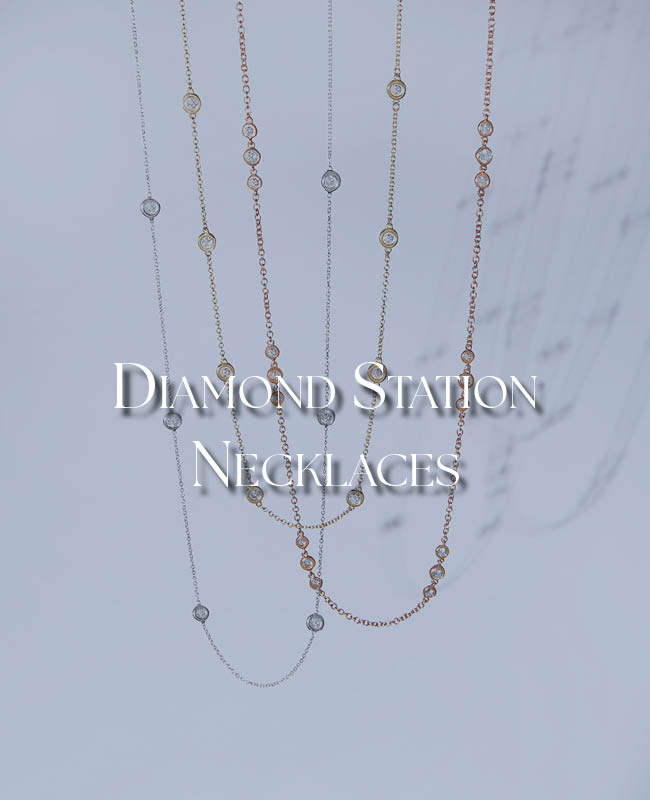 Diamond Station Necklaces