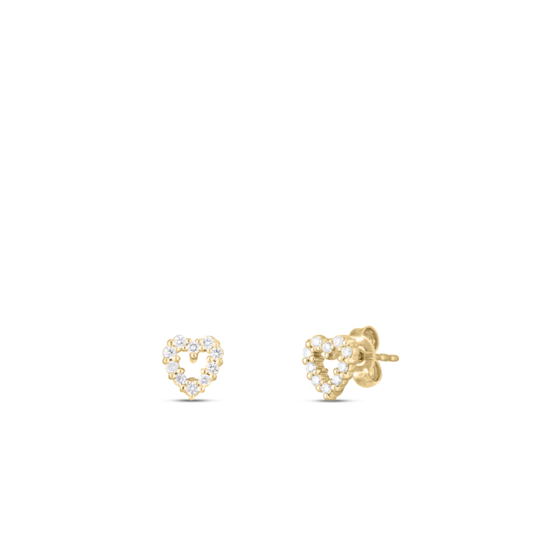 Roberto Coin 18K Yellow Gold Tiny Treasures Studs