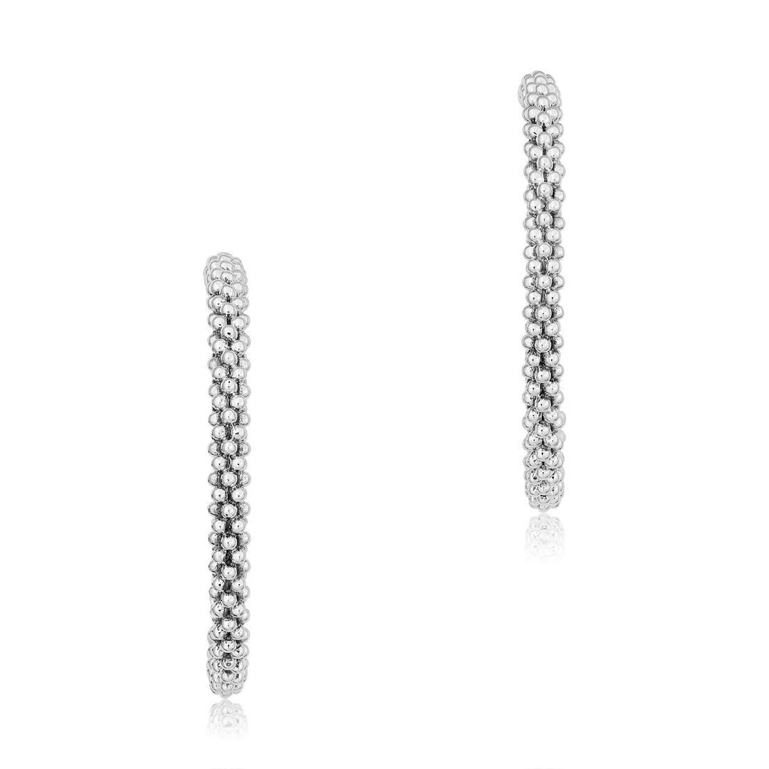 Lagos Signature Caviar Small Caviar Hoop Earrings