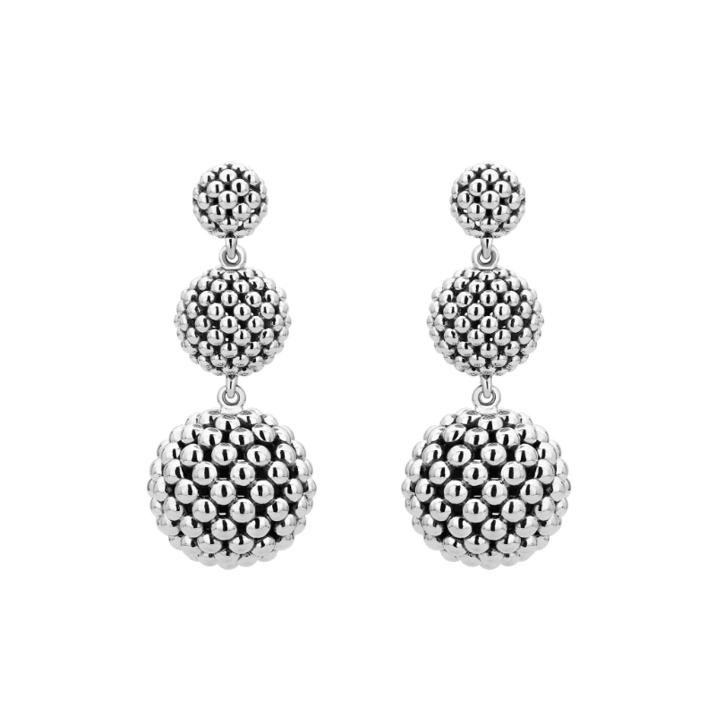 Lagos Signature Caviar Caviar Drop Earrings