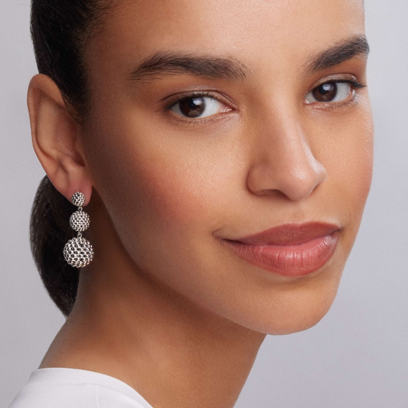 Lagos Signature Caviar Caviar Drop Earrings