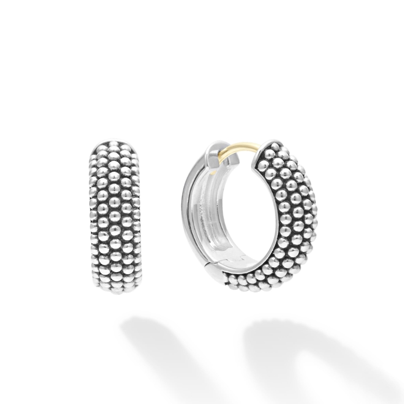 Lagos Signature Caviar Caviar Huggie Earrings