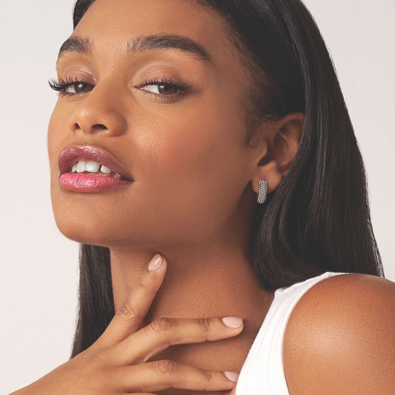 Lagos Signature Caviar Caviar Huggie Earrings