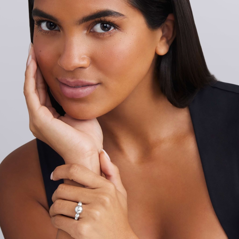 Lagos Caviar Bubbly 2mm Beaded Ring