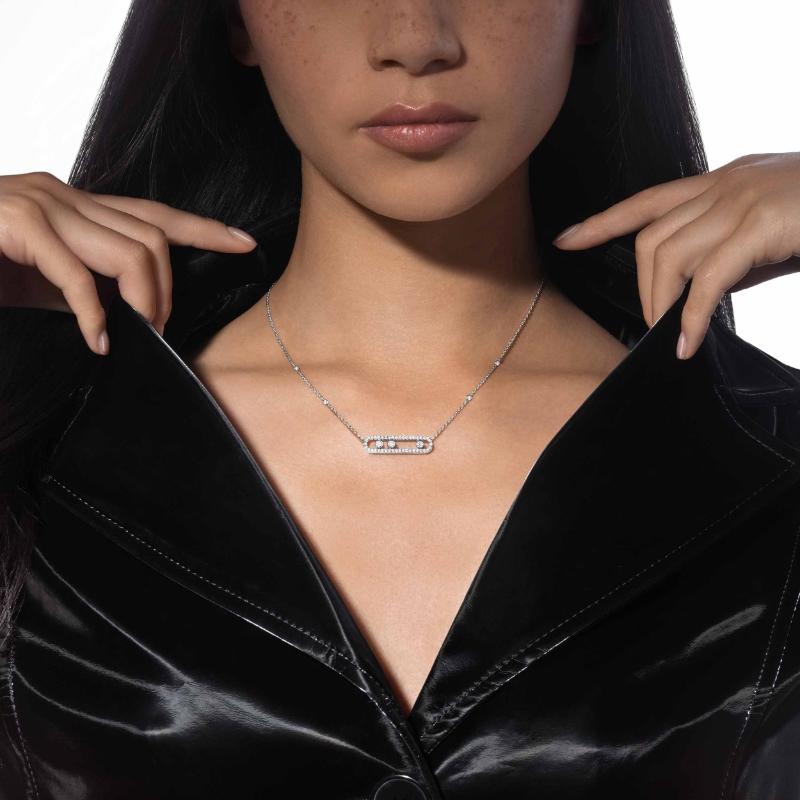 Messika Move Classique Pave Necklace