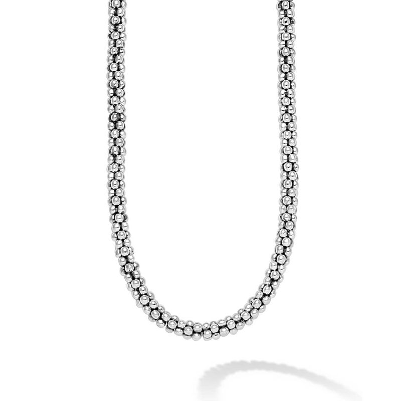 Lagos Sterling Silver Signature Caviar Beaded Necklace