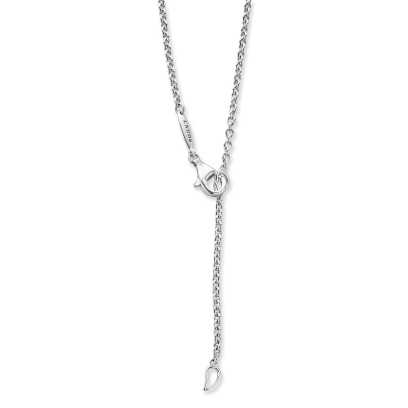 Lagos Caviar Lux Two-Tone Diamond Pendant Necklace