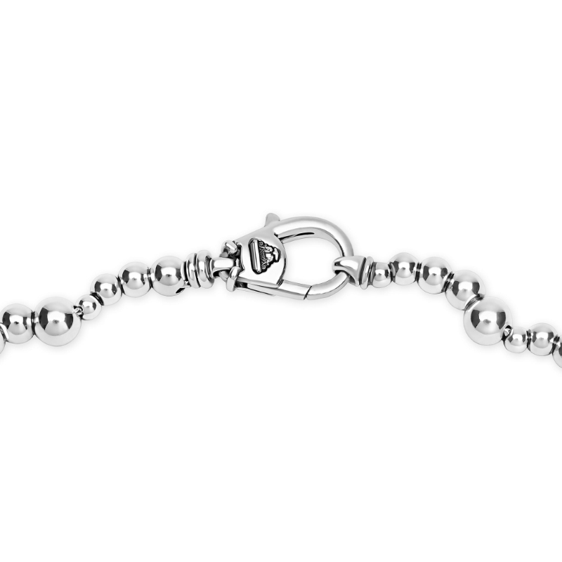 Lagos Caviar Bubbly Beaded Scalloped Necklace