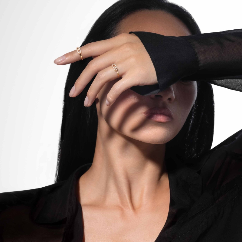 Messika Move Uno Open Diamond Station Ring