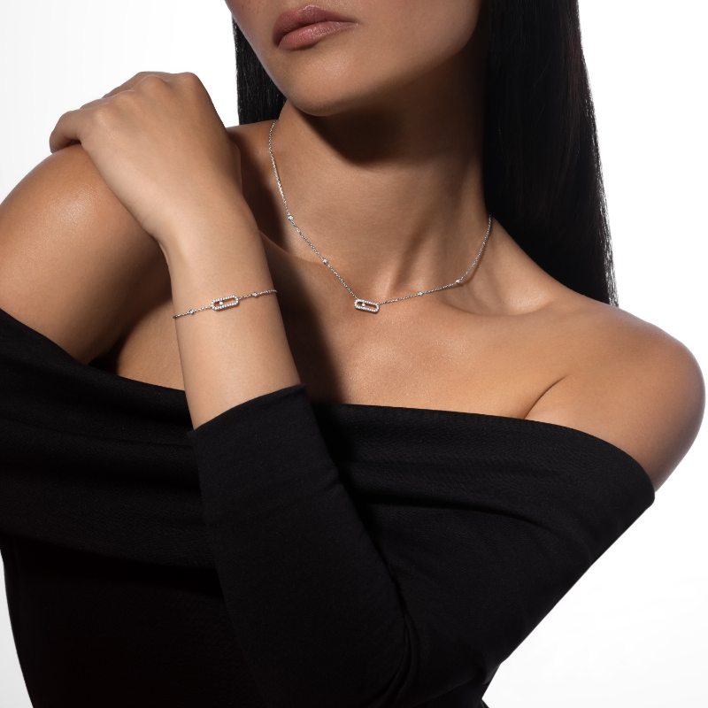 Messika Move Uno Pave Necklace