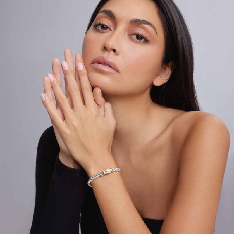 Lagos Luna X Pearl Caviar Bracelet