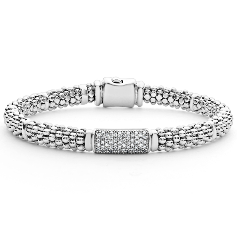 Lagos Sterling Silver Signature Caviar Rope Bracelet