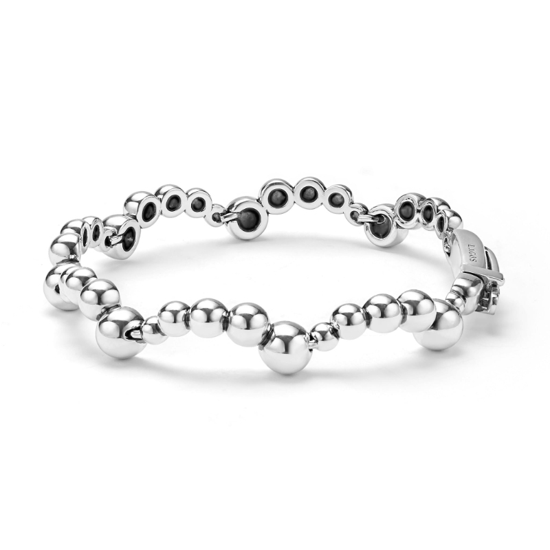 Lagos Caviar Bubbly 8mm Beaded Scalloped Bracelet