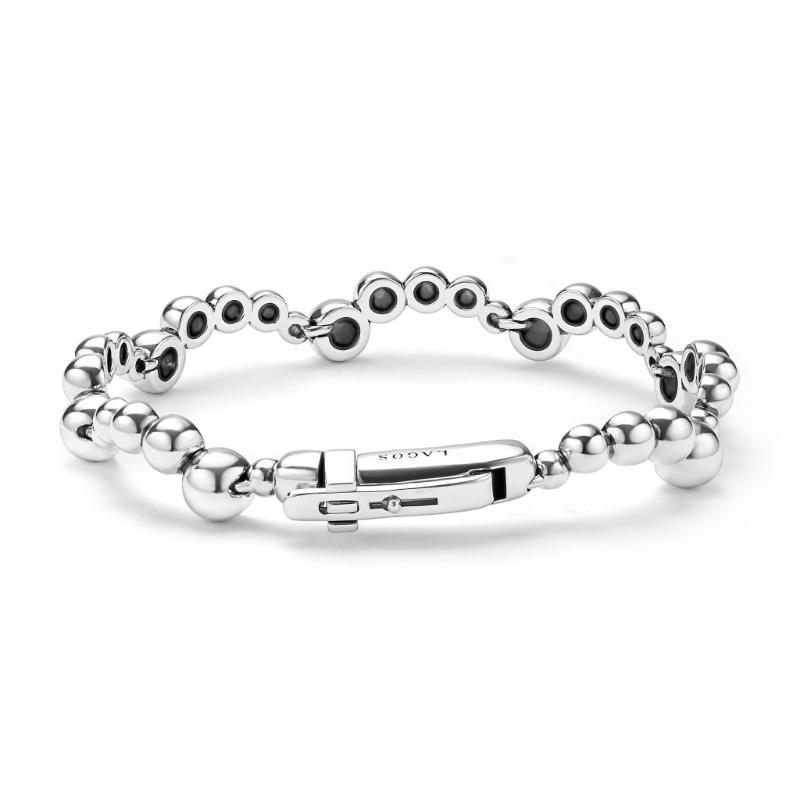 Lagos Caviar Bubbly 8mm Beaded Scalloped Bracelet