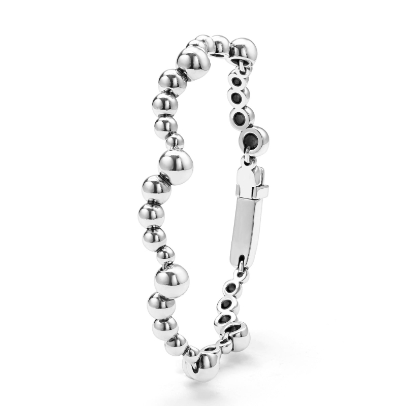 Lagos Caviar Bubbly 8mm Beaded Scalloped Bracelet