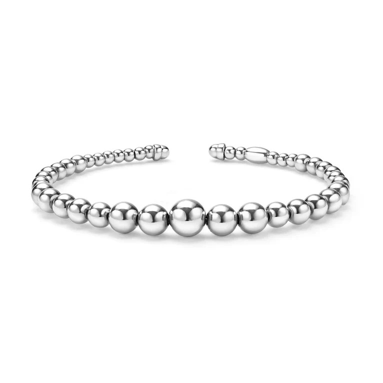 Lagos Caviar Bubbly 7mm Beaded Cuff Bracelet