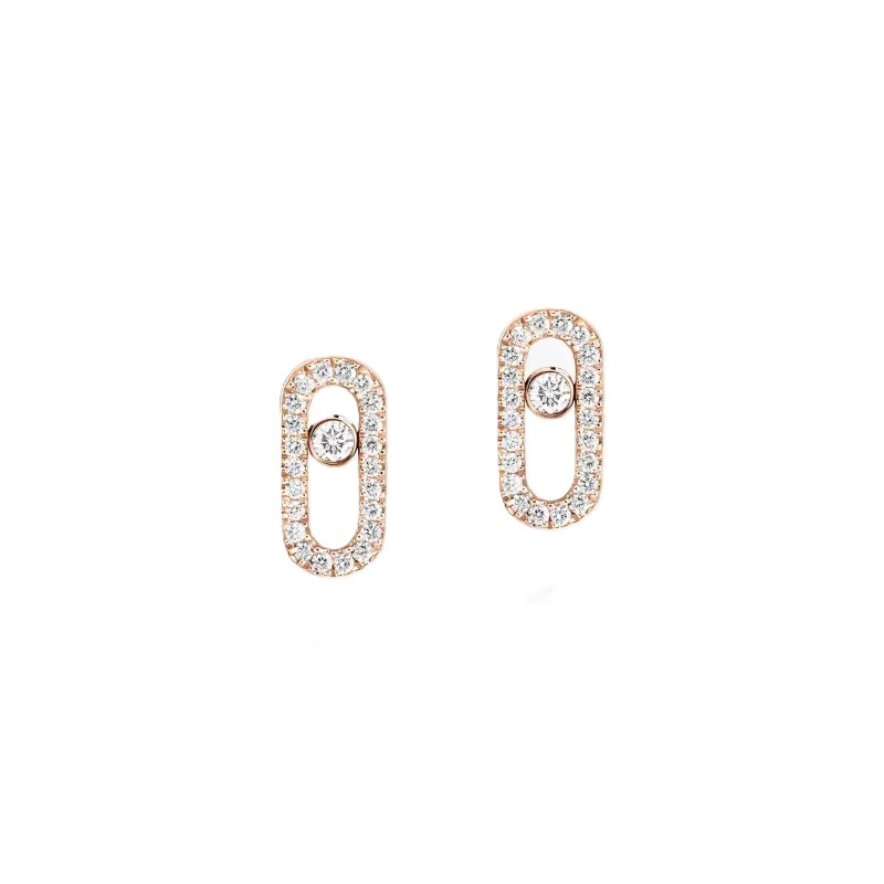 Messika Move Uno Diamond Stud Earrings