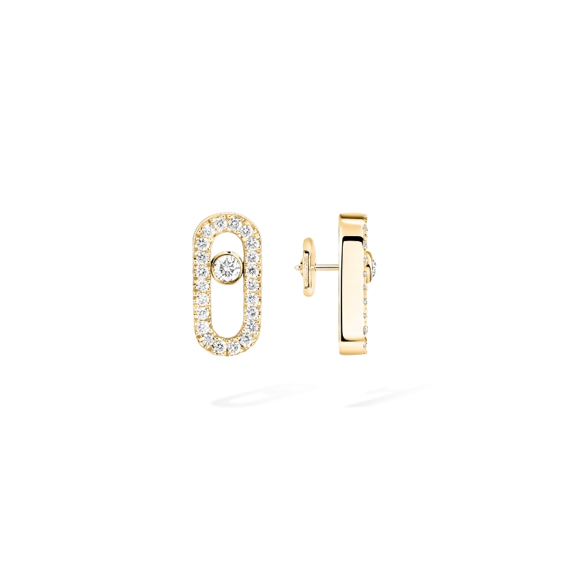 Messika Move Uno Diamond Stud Earrings