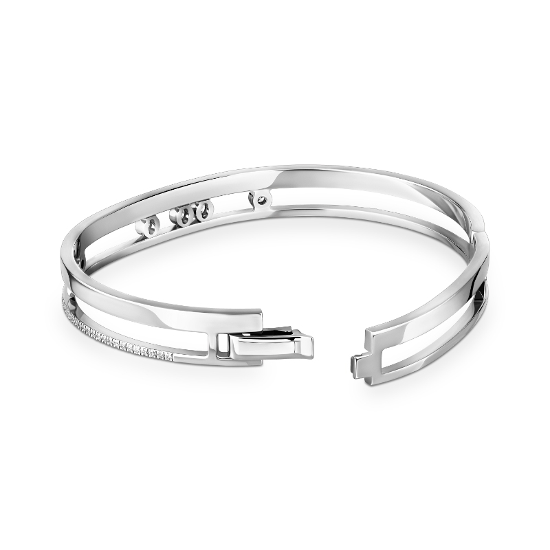 Messika 18K Rose Gold Move Romane Bangle Bracelet